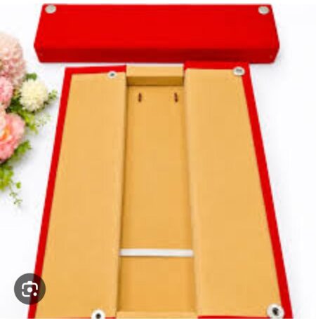 3 Pcs Velvet Chain Box Jewelry box Red for Men & Women Wedding special SR_575485