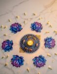 1 Set Rangoli Mats for Floor for Home Decoration Item | Mandir, Pooja, Festival, Wedding Decor Items for Mandap & Pooja Floor Rangoli for Mandir SR_6565