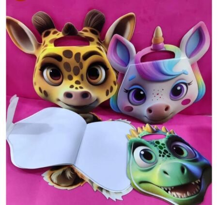 Cute Animal Shape Notebook Diary – Creative Cartoon Design Journal, Portable Writing Notebook for Kids, Students & Gift Use SR_5454