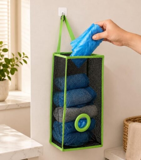 Trash Bags Organizer Recycling Grocery Shopping Pocket Containers for Kitchen (Multicolor/Pack of 1, SR_5745