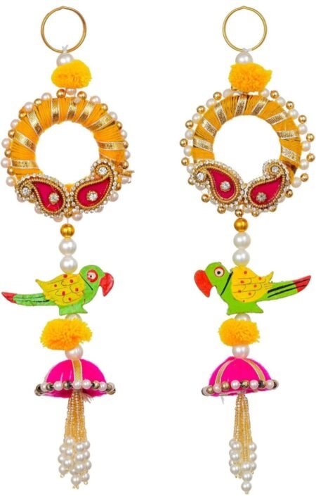 Shubh-Labh Wall Hanging Decoration 2 Pcs, SR_45454