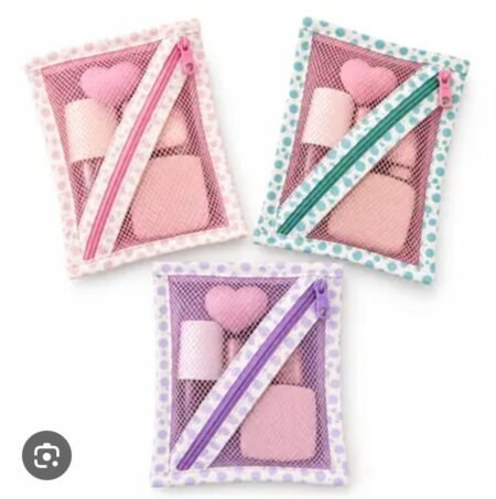 Stylish Mesh Cosmetic & Makeup Organizer Pouch 2 PC SR_45457