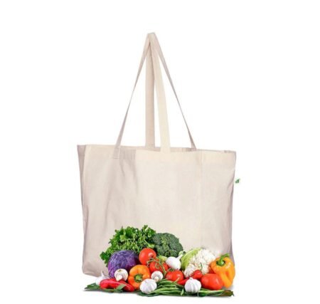 Eco-Friendly 1 PC Cotton Tote Bag – Reusable Shopping Bag SR_4454